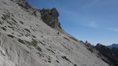 passaggio lunare verso forcella Spe