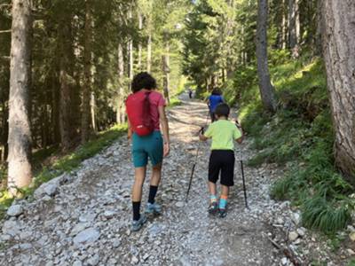 iniziamo la strada forestale