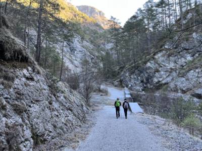 attraversamento del guado del torrente Tarcenò