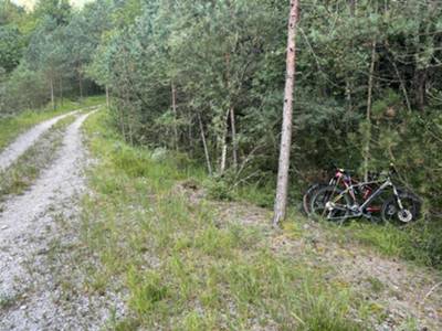 guado su rio Tasseit dove finisce la parte ciclistica