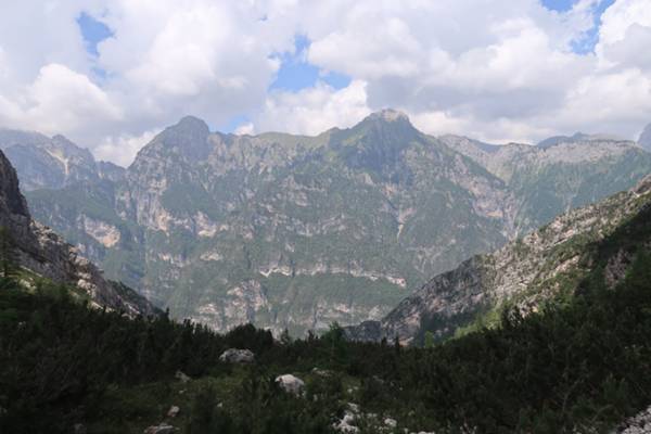 monte Turlon, sul versante Val Settimana