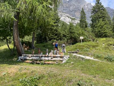 acqua nei pressi di rifugio Maniago