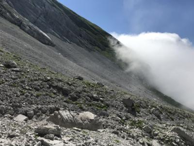 da passo Valbona guardando indietro