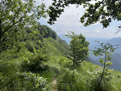 cresta del monte Rossa