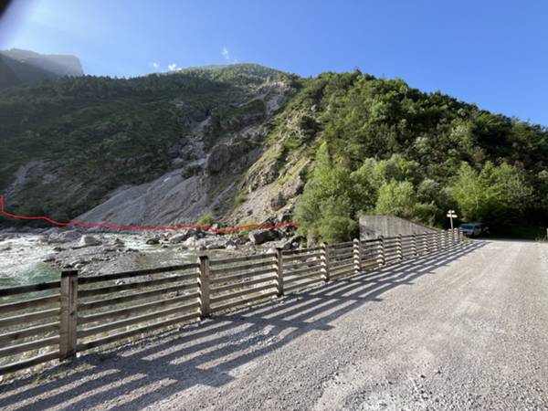 partenza da Pont del Gobo