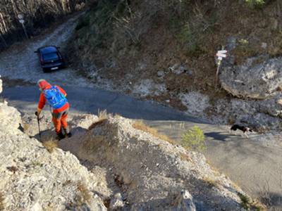 rientro a cuel di Forchia