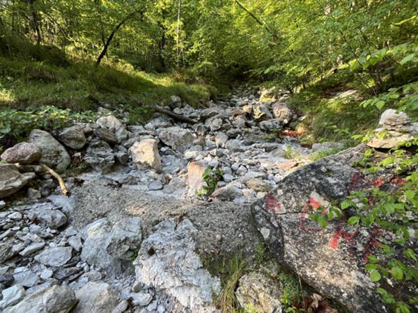 punto di inizio salita al monte Drea