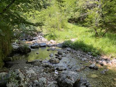 primo attraversamento di torrente Pentina