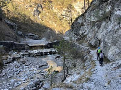 chiusura dell'anello: rientro al punto di partenza