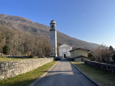 Partenza da Toppo ...ad esempio dalla chiesa