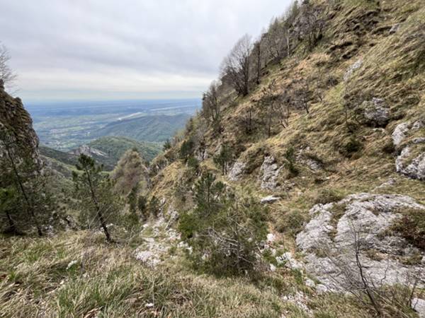 rientriamo lungo la stessa via di salita