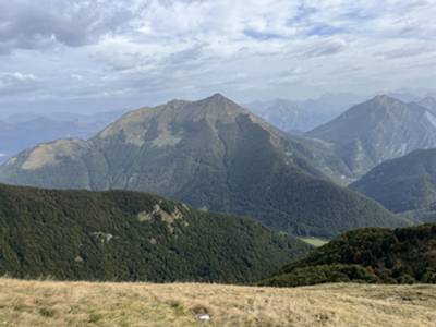 vista su monte Verzegnis da versante Est