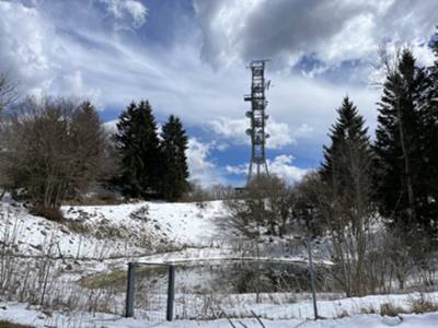 Antenne nei pressi di Cima Sud monte Pala