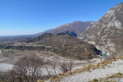 Via alta delle sedonere - punto panoramico