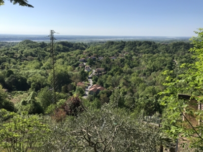 Oltrerugo e pianura da troi dai Bosc di Tonei