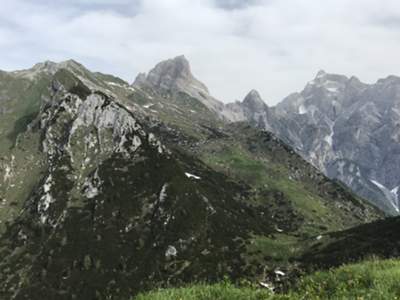 Vista Nord dalla cima: Duranno e Cima Preti