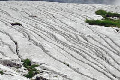 roccia lavorata da ghiaccio