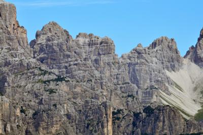 a sinistra cima Talagona, a destra val Montanaia