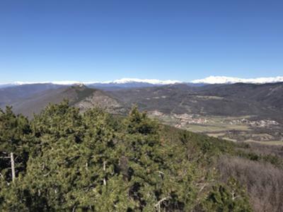 Vista NordOvest: Monte Santo e altipiano della Bainsizza