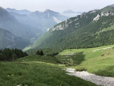 Vista su Passo San Osvaldo