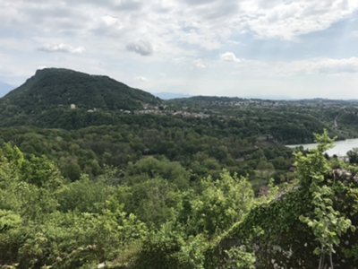 Vista su Ragogna, stretta di Pinzano, Ossario germanico