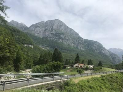 Partenza da Passo San Osvaldo