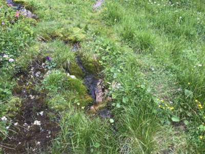 Ultima fonte d'acqua prima di casera Laghet de Sora