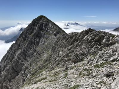 cresta tra cima Lastei e Col Nudo