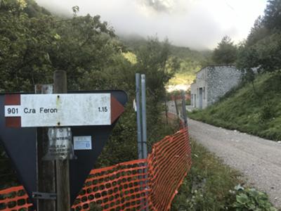 Val Feron dalla partenza: CAI 901