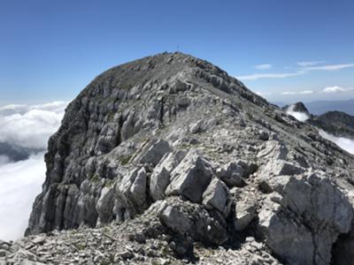 Discesa lungo versante Nord